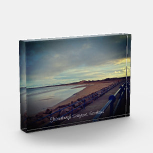 Fraserburgh Bay Seafront Walk, Schottland Fotoblock