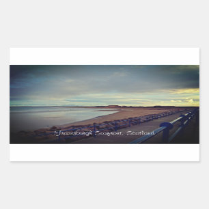 Fraserburgh Bay Seafront Walk, Schottland Rechteckiger Aufkleber