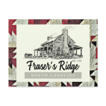 Fraser's Ridge Homestead Quilt Outlandish Postcard