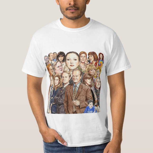 Frasier - Collage T-Shirt (Vorderseite)