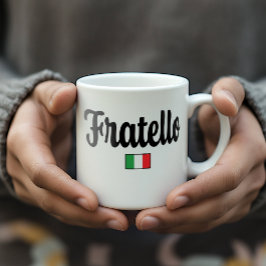 Fratello Italian Flag Mug - Italian Brother Gift