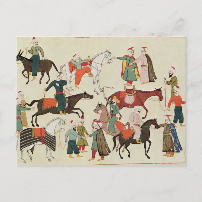 Frau 1671 A Horse Market, c.1580 Postkarte (Vorderseite)
