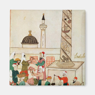 Frau 1671 ein Basar in Istanbul, c.1580 Magnet