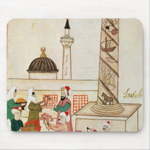 Frau 1671 ein Basar in Istanbul, c.1580 Mousepad
