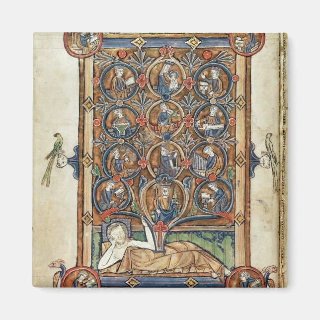 Frau 21926 The Tree of Jesse from a psalter Magnet (Vorne)
