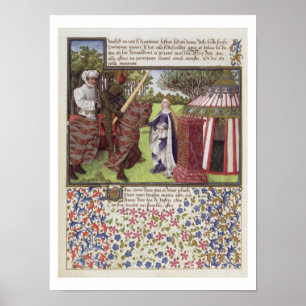 Frau 2597 Herz und Wunsch mit Hoffnung an seinem Poster