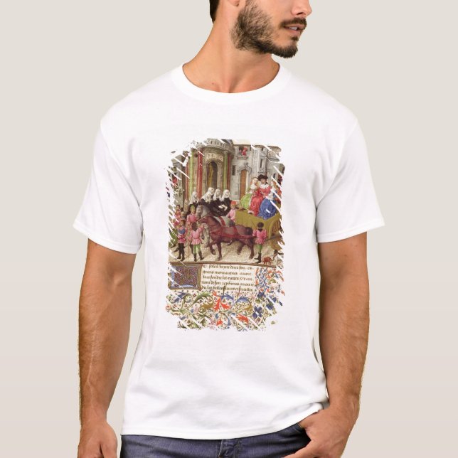 Frau 2617 Theseus macht triumphale Einreise in Ath T-Shirt (Vorderseite)