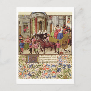 Frau 2617 Theseus tritt triumphal in Athen ein Postkarte