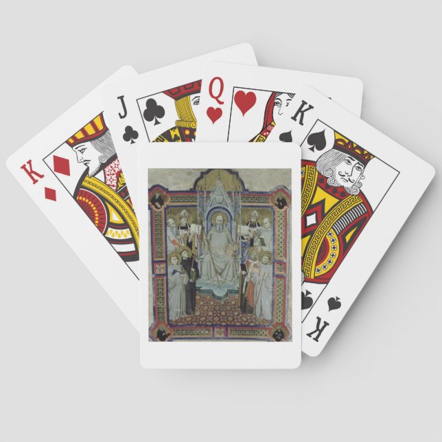 Frau 501 St. Benedict (Pergament) Spielkarten (Rückseite)