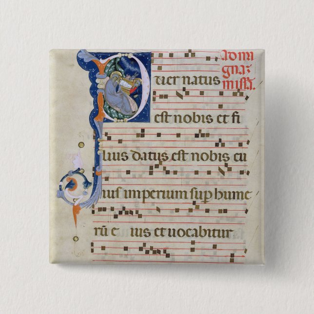 Frau 561 Seite mit historiated Button (Vorderseite)