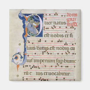 Frau 561 Seite mit historiated Magnet