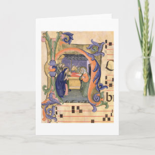 Frau 571 f.6r Historisierte erste "H"-Darstellung 