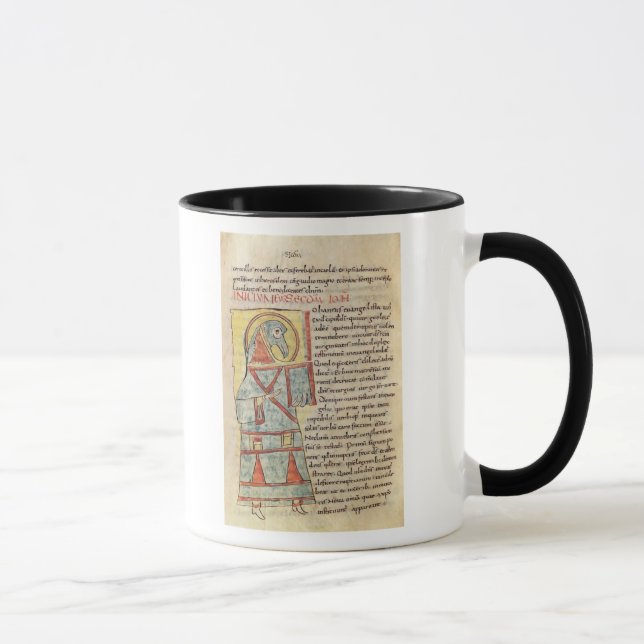 Frau 8 f.95v Johannes der Evangelist Tasse (Rechts)