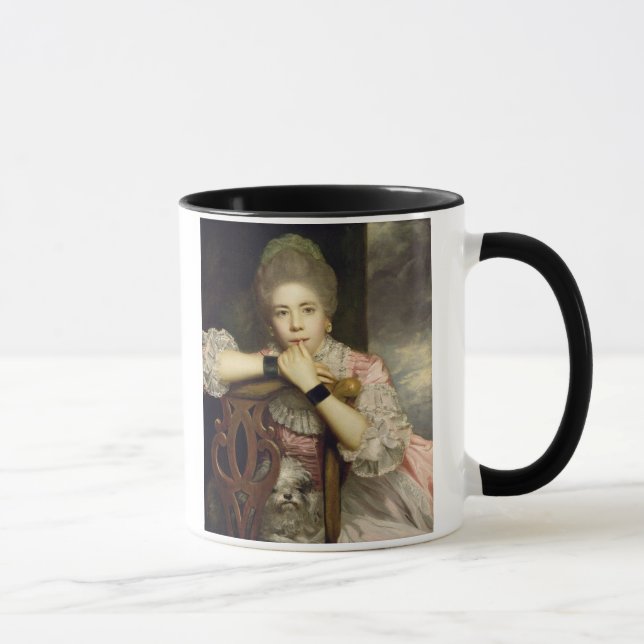Frau Abington als Fräulein Prue in Congreves Tasse (Rechts)