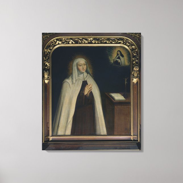 Frau Acarie, bekannt als Marie de l'Incarnation Leinwanddruck (Vorderseite)