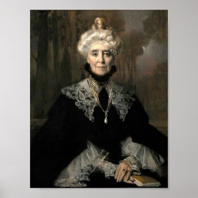 Frau Adeline M. Noble Poster (Vorne)