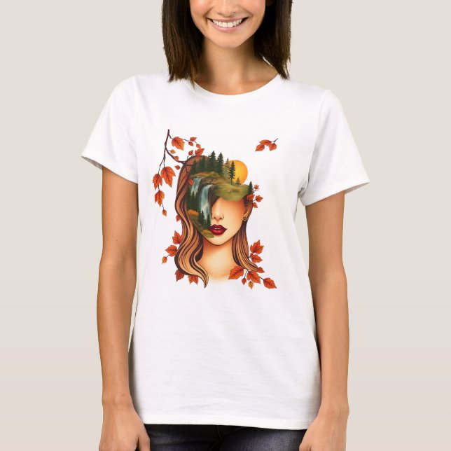 Frau als Erde: Das Embodiment von Natur und Leben T-Shirt (Vorderseite)