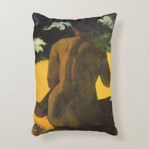 Frau am Meer von Paul Gauguin Dekokissen
