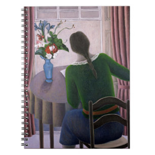 Frau an Fenster 1998 Notizblock