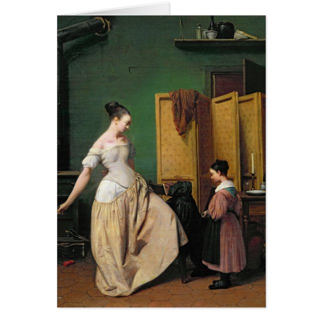 Frau an ihrer Toilette, 1835 (Vorne)