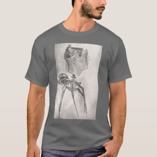 Frau auf dem Verstand T-Shirt