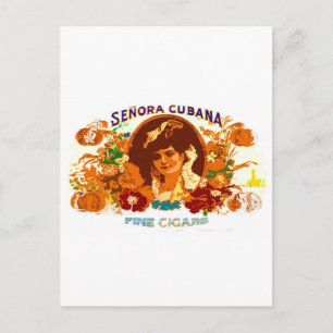 FRAU AUS KUBA POSTKARTE