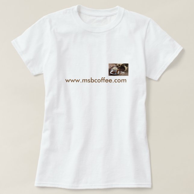 Frau B Coffee- Womens Basic T - Shirt (Design vorne)