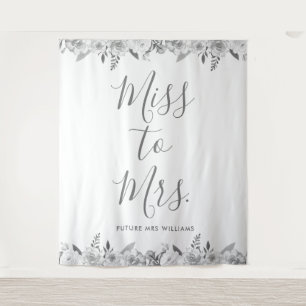 Frau Banner Brautparty Prop Wandteppich