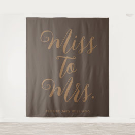 Frau Banner Modern Brautparty Prop. Wandteppich