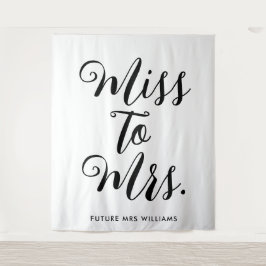 Frau Banner Modern Brautparty Prop. Wandteppich