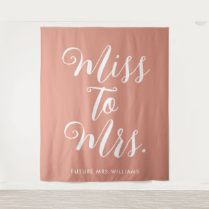 Frau Banner Moderne Brautparty Supplies Wandteppich