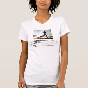 Frau-Betrieb, jeden Morgen in Afrika, ein gazel… T-Shirt