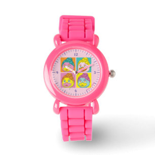 Frau Birdy Pop Art Armbanduhr