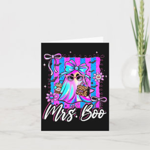 Frau Boo & Herr Couples Leopard Boujee Retro H Karte