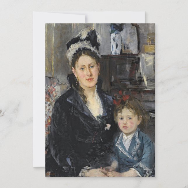 Frau Boursier und ihre Tochter | Berthe Morisot (Vorderseite)