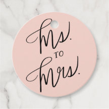 Frau Brautparty mit Handschrift von Miss