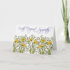 Frau Bren Beileid Karte