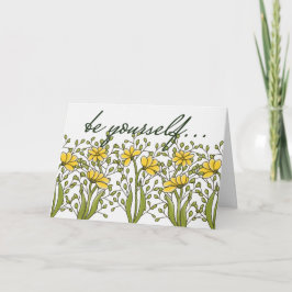 Frau Bren für den Mut Karte