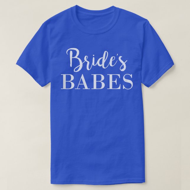 Frau Brides Babes, Brautparty Future Frau Bride T-Shirt (Design vorne)