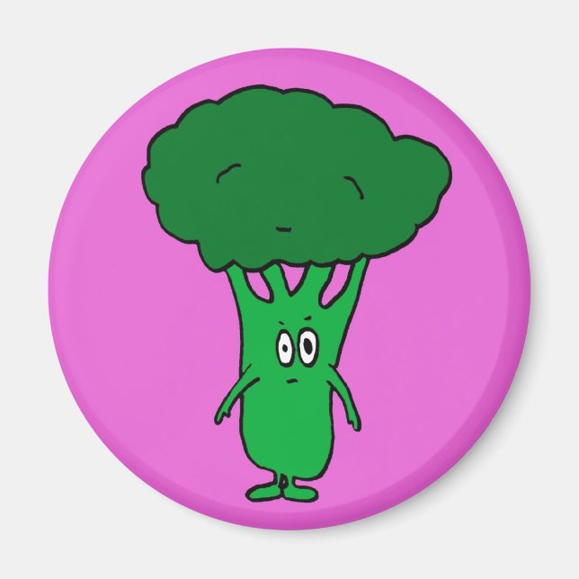 Frau Broccoli Magnet (Vorne)
