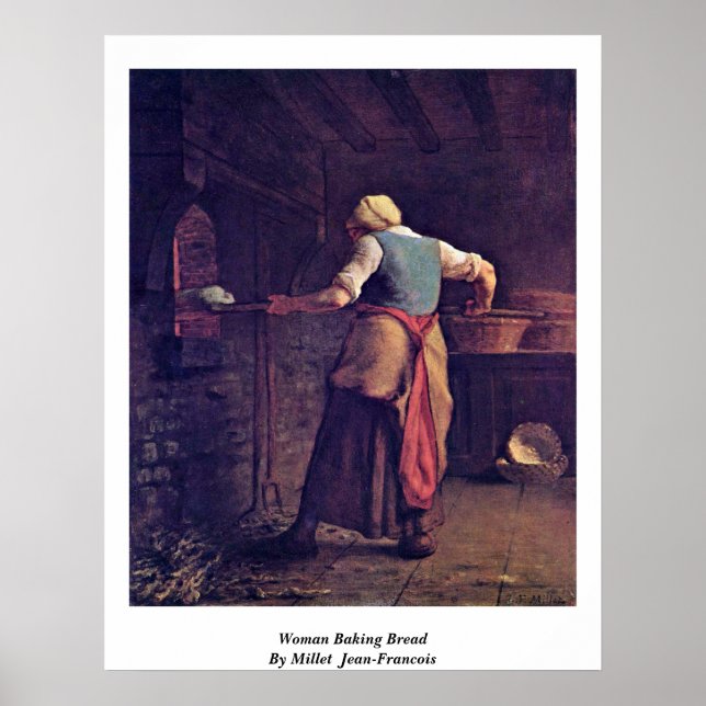 Frau Brot durch Milch (II) Jean-Francois Poster (Vorne)