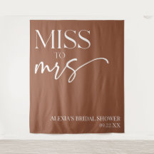Frau Brown Boho Bohemisches Brautparty