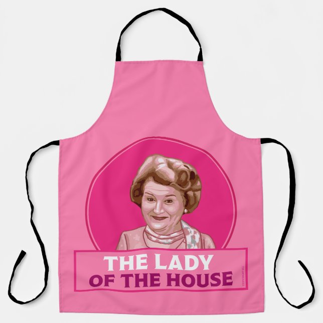 Frau Bucket - Schickimicki Schürze (Vorderseite)