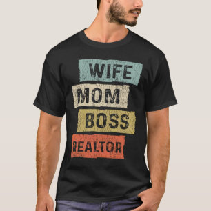 Frau Chef Mutter Relator Stolzer Ehemann Vater Fam T-Shirt