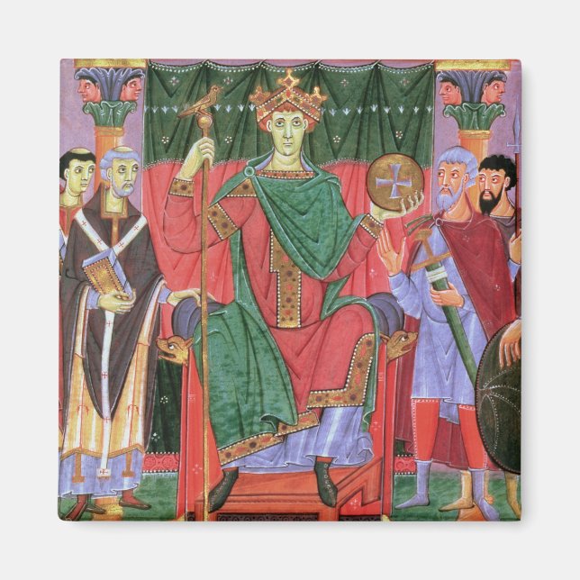 Frau Cim.4453 f.42r Heiliger Römischer Kaiser Otto Magnet (Vorne)