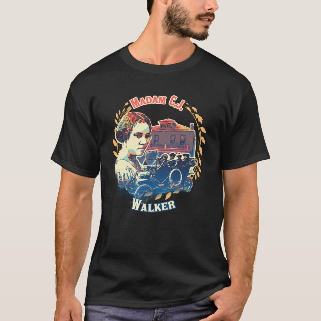 Frau CJ Walker lobte die Zukunft der schwarzen Ges T-Shirt (Vorderseite)
