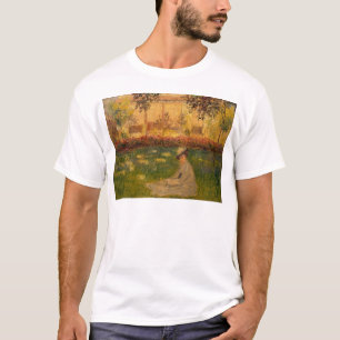 Frau Claude Monets in einem Garten, 1876 T-Shirt