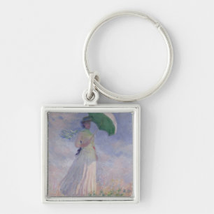 Frau Claude Monets mit einem Sonnenschirm nach Schlüsselanhänger
