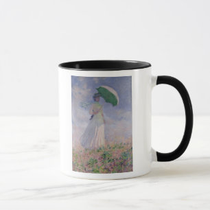 Frau Claude Monets mit einem Sonnenschirm nach Tasse