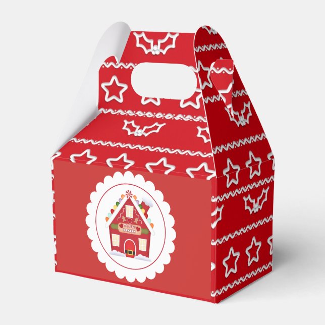 Frau Claus Bakery Weihnachtsbackbox Party Geschenkschachtel (Vorderseite)